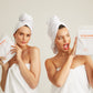 Woven Microfibre Hair Towel (2-pack)